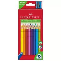 Faber-Castell Цветные карандаши Jumbo Triangular с точилкой, 20 цветов (116520)