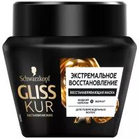 Gliss Kur Восстанавливающая маска Экстремальное восстановление для поврежденных волос, 300 мл
