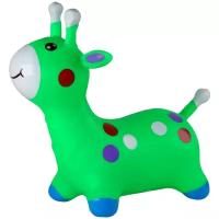 Мяч-прыгун в форме животного "Корова", 1300г, ПВХ, цвет зеленый, 52*48*26 см