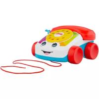 Каталка-игрушка Fisher-Price Телефон на колесах FGW66, красный/белый/голубой