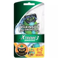 Бритвенный станок Wilkinson Sword Xtreme 3 Sensitive (4+2)