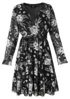 Платье MIST : plus-size 9441852 женское, цвет черный, размер 52