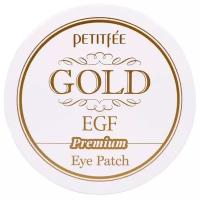Petitfee Гидрогелевые патчи Hydro gel eye patch premium gold & EGF