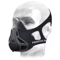 Тренировочная маска phantom training mask/маска для бега/спортивный инвентарь для фитнеса/инвентарь для спорта/черная/размер M