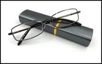Очки корректирующие МОСТ Очки-лекторы "ручка" (широкие), + 2.25, цвет оправы: темно-серый