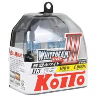 Лампа автомобильная галогенная KOITO Whitebeam III P0752W H3 4000K 12V 55W (100W) 2 шт.