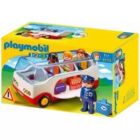 Набор с элементами конструктора Playmobil 1-2-3 6773 Перонный автобус