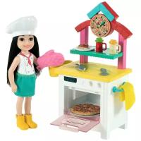 Кукла Barbie Челси Пицца-шеф, 15 см, GTN63 разноцветный