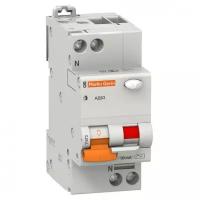 Дифференциальный автоматический выключатель АД63 2 полюса, 16А, Тип AC, х-ка C, 30мА | код. 11473 | Schneider Electric