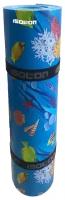 Коврик для фитнеса и отдыха Isolon Decor Океан 8 мм, 180х55 см синий