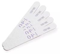 Пилки для ногтей OPI 100/180 овал, 50 шт./ пилки для маникюра и педикюра/Набор для маникюра