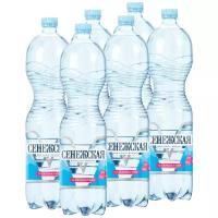 Вода питьевая Сенежская, газированная, 1,5 л х 6 шт