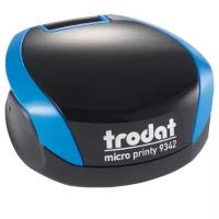 Оснастка Trodat 9342 Micro Printy круглая синяя корпус синий