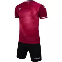 Футбольная форма KELME Short sleeve football uniform, красный, размер XL