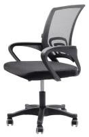 Компьютерное кресло RIDBERG CH-695 игровое, обивка: сетка/текстиль, цвет: черный