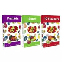 Драже жевательное Jelly Belly Fruit Mix / Кислые фрукты / 10 вкусов 3 шт.