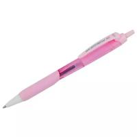 Ручка шариковая автоматическая Uni "Jetstream SXN-101-07FL" синяя, 0,7 мм, грип, розовый корпус, цена за штуку, 254017