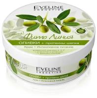 Eveline Питательный крем для тела Phyto Line оливки и протеины шелка, 210 мл
