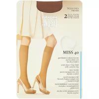 Капроновые носки Miss 40 den New набор 2 пары Sisi
