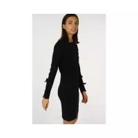 Платье Sela DSW-117/895-8422 женское Цвет Черный Однотонный р-р 42 XS