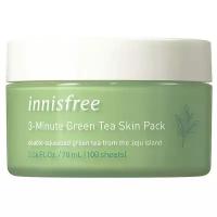 Innisfree интенсивная трех-минутная маска 3-Minute Green Tea skin Pack