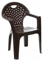 Кресло Сима-ленд перфорированное коричневый