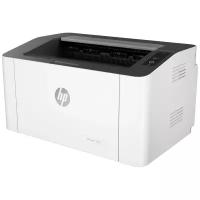 Принтер лазерный HP Laser 107a, ч/б, A4, белый/черный