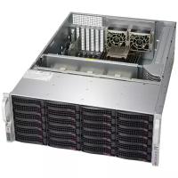Сервер Supermicro SuperStorage 6049P-E1CR24H без процессора/без ОЗУ/без накопителей/количество отсеков 3.5" hot swap: 24/1 x 1200 Вт/LAN 10 Гбит/c