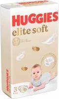 Huggies подгузники Elite Soft 3 (5-9 кг), 72 шт., 3, 5 - 9 кг