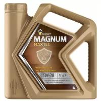 Полусинтетическое моторное масло Роснефть Magnum Maxtec 5W-30, 4 л, 1 шт