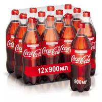 Газированный напиток Coca-Cola Classic, 0.9 л, 12 шт.