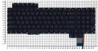 Клавиатура для ноутбука Asus ROG G752 G752VL G752VS черная без рамки, красная подсветка