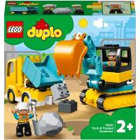 LEGO Duplo Town Конструктор Грузовик и гусеничный экскаватор, 10931