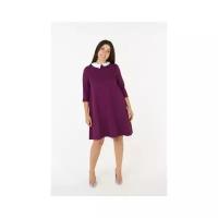Платье AScool DRESS1601 женское Цвет Фиолетовый Однотонный р-р 46
