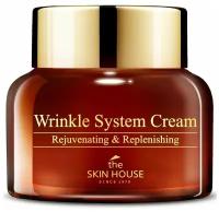 Восстанавливающий коллагеновый крем Wrinkle System Cream, THE SKIN HOUSE, 50мл, 8809080821190
