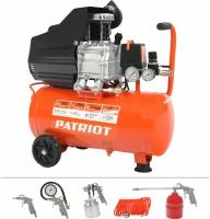 Компрессор PATRIOT EURO 50-260K + набор пневмоинструмента KIT 5В 1.8 кВт, выход быстросъём, выход ел, шт PATRIOT