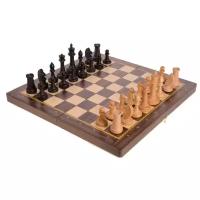 WoodGames Шахматы складные бук, 40мм с утяжеленными фигурами 40КСП-ФР2У