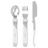 Набор приборов Twistshake Learn Cutlery Stainless Steel с 12 мес