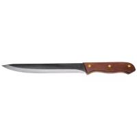 Нож для нарезки мяса или рыбы LEGIONER Germanica, лезвие 20 см, коричневый