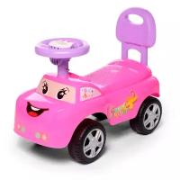 Каталка детская Dreamcar BabyCare (музыкальный руль), розовый