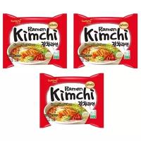 Лапша быстрого приготовления Кимчи рамен со вкусом кимчи (3 шт. по 120 г)