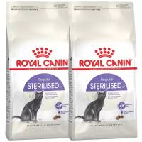 Сухой корм для стерилизованных кошек Royal Canin Sterilised 37, профилактика избыточного веса 2 шт. х 2 кг