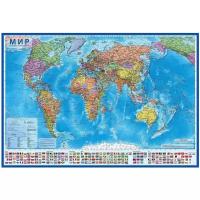 Globen Интерактивная карта Мир политический 1:21,5 (КН063), 107 × 157 см