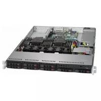 Сервер Supermicro SuperServer 1029P-WT без процессора/без ОЗУ/без накопителей/количество отсеков 2.5" hot swap: 8/1 x 600 Вт