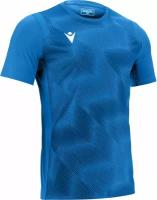Футбольная футболка macron, размер M, синий