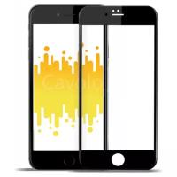 Защитное стекло для iPhone 6 Plus / 6S Plus (на Айфон 6 Плюс / 6S Плюс) полноэкранное, полноклеевое, Черный