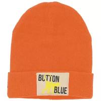 Оранжевая шапка Button Blue 121BBBMX73013200 размер 50