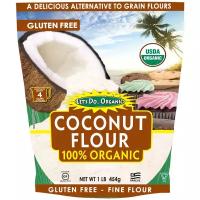 Мука Let's Do Organic 100 % органическая кокосовая, 0.45 кг