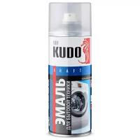 Эмаль KUDO для бытовой техники, белый, глянцевая, 520 мл, 1 шт