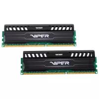 Оперативная память Patriot Memory VIPER 3 16 ГБ (8 ГБ x 2 шт.) DDR3 1600 МГц DIMM CL10 PV316G160C0K